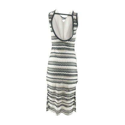 Gray Chevron Cover-Up