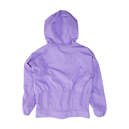 Lavender Solid Rain Jacket