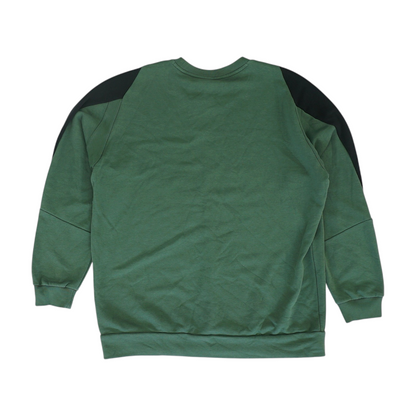 Green Solid Sweatshirt Pullover