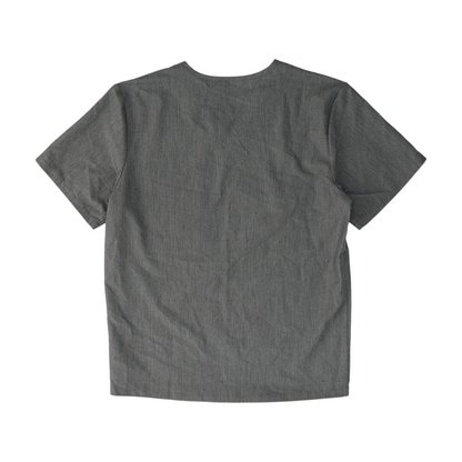 Gray Solid Scrub T-Shirt