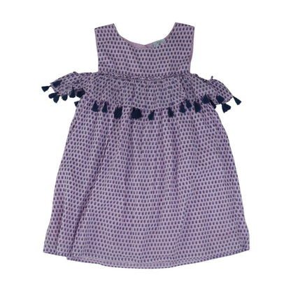 Purple Graphic Dress