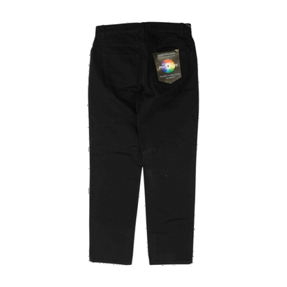 Black Petite Straight Jeans