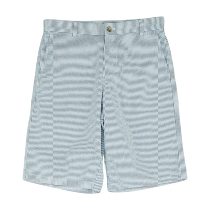 Blue Striped Chino Shorts