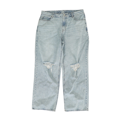 Blue Tall Wide Leg Jeans