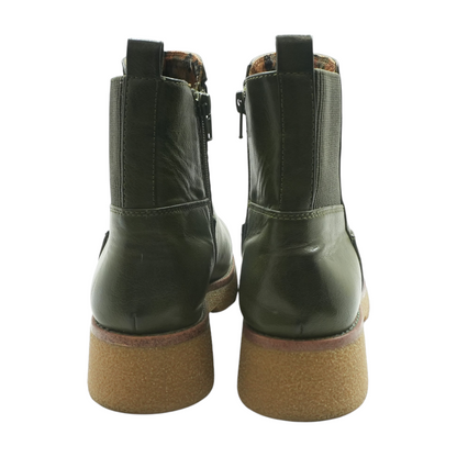 Olive Ankle Boots