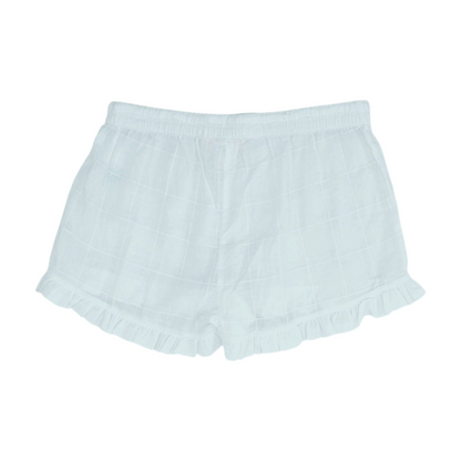 White Solid Pajama Bottom