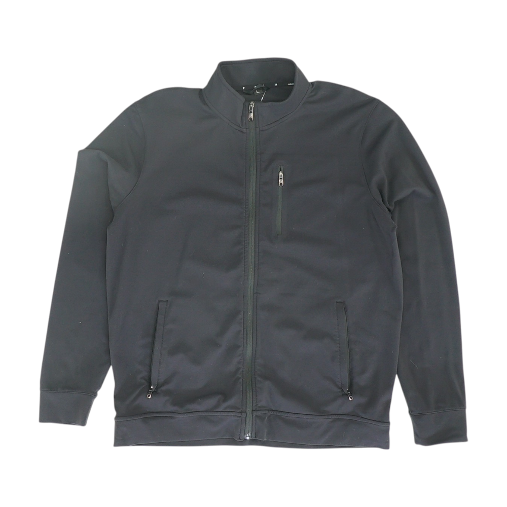 Black Solid Active Jacket