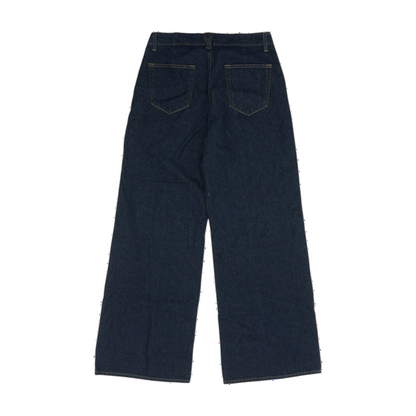 Point Sur Denim Blue Wide Leg Jeans – Image 2