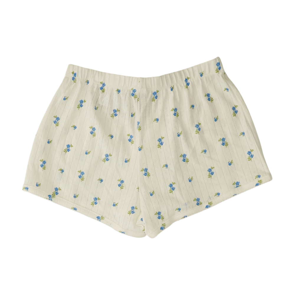 White Floral Pajama Bottom