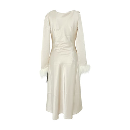 Beige Midi Dress
