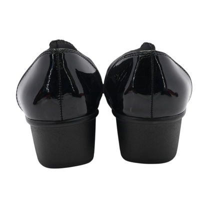 Black Slip-On Flats