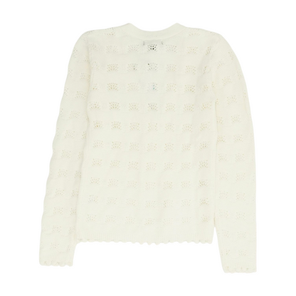 Cream Cardigan Sweater