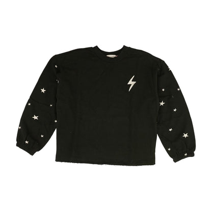 Black Embroidery Detail Pajama Top