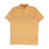 Orange Solid Short Sleeve Polo