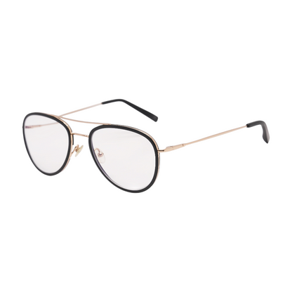 Black Dakota Aviator Prescription Eyewear