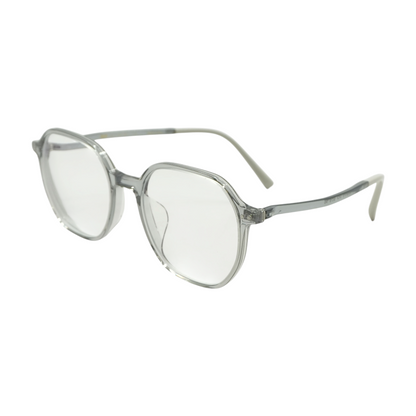 Gray AQ01 Geometric Prescription Eyewear