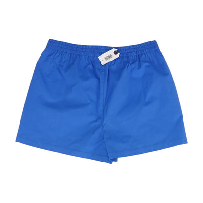 Blue Solid Active Shorts