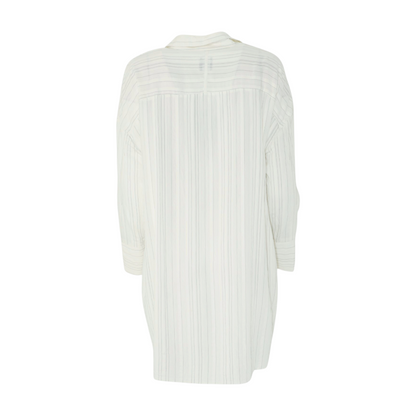Ivory Striped Mini Dress