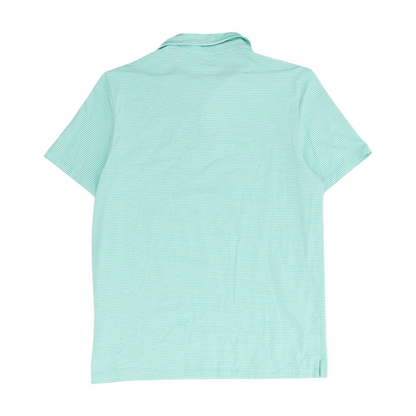Vineyard Vines Green Striped Short Sleeve Polo – Image 2