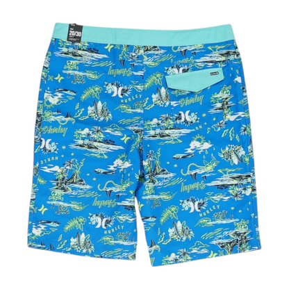Blue Graphic Swim Bottom