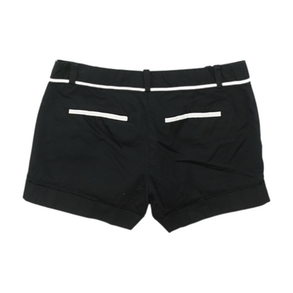 Black Solid Chino Shorts