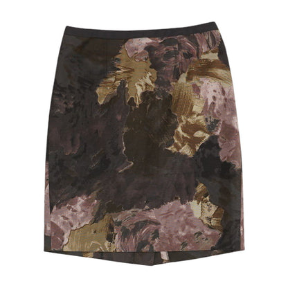 Brown Misc Midi Skirt