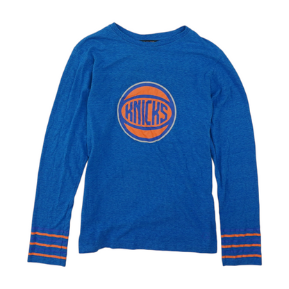 Blue New York Knicks Solid Active T-Shirt