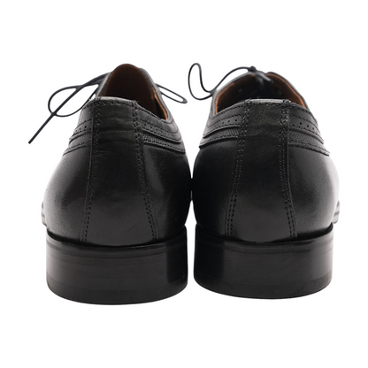 Black Lace-Up Dress Shoes