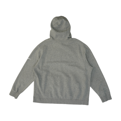 Gray Solid Hoodie Pullover