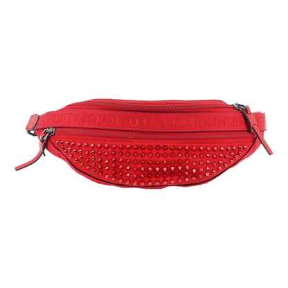 Red Paris NYC Spiked Waist Bag