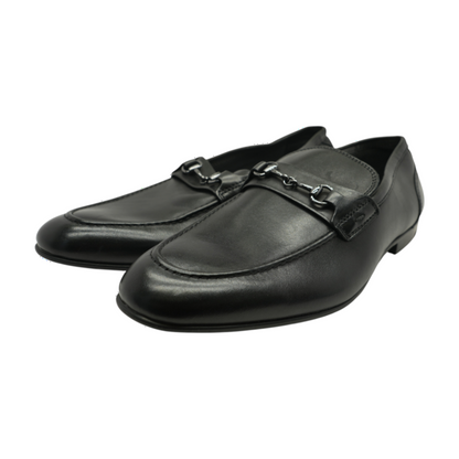 Black Slip-On Dress Shoes