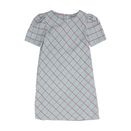 Gray Check Dress