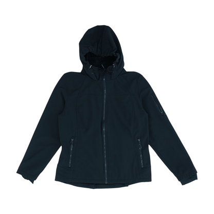 Black Solid Active Jacket
