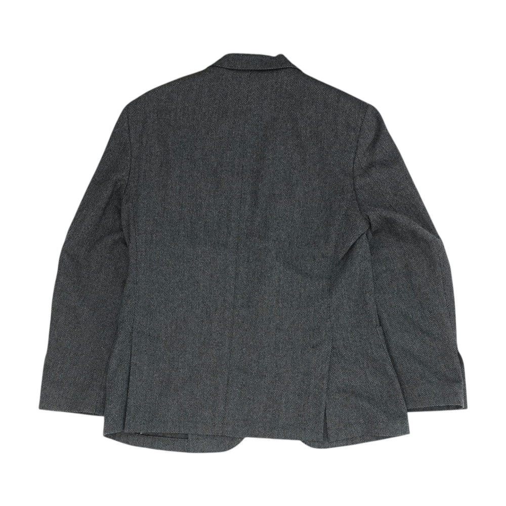 Navy Chevron Sport Coat