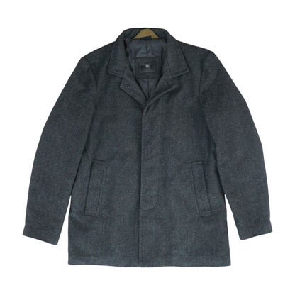 Gray Herringbone Coat