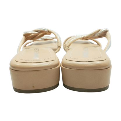 Nude Block Heels