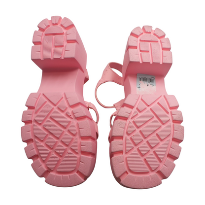 Pink Heeled Sandals