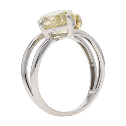 14K White Gold Lab Grown Diamond Statement Ring