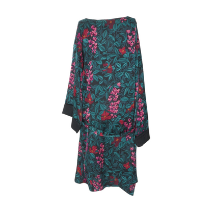 Black Floral Robe
