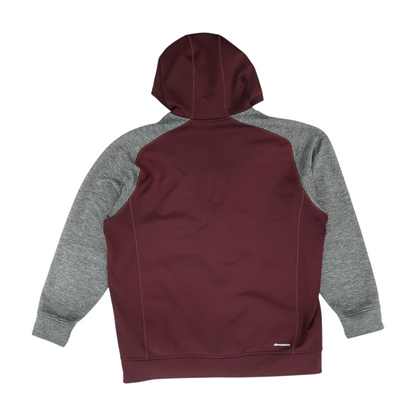 Maroon Color Block Jacket