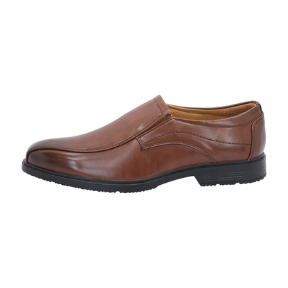 Brown Slip-On Dress Shoes