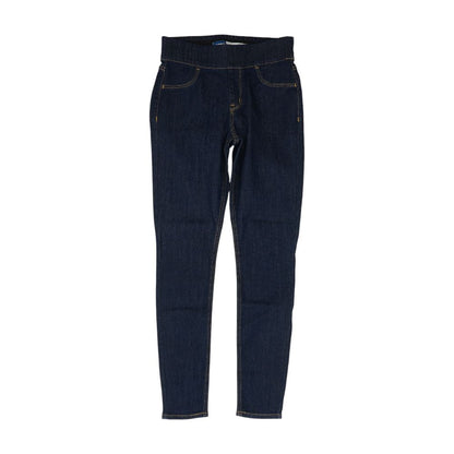 Navy Mid Rise Skinny Leg Jeans