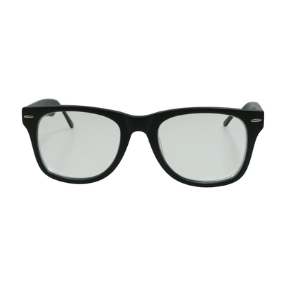 Black Square Prescription Eyewear
