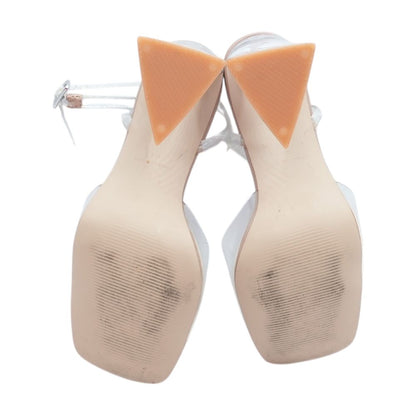 Clear Block Heels