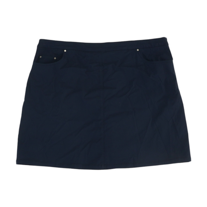Navy Plus Size Mini Skort