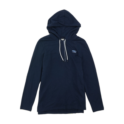 Navy Solid Hoodie Pullover