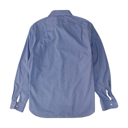 Blue Check Long Sleeve Button Down