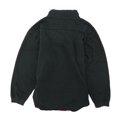 Navy Solid Long Sleeve Polo