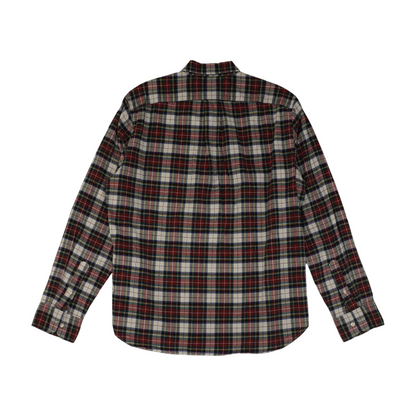 Multi Plaid Long Sleeve Button Down