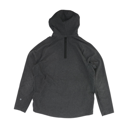 Charcoal Solid Hoodie Pullover